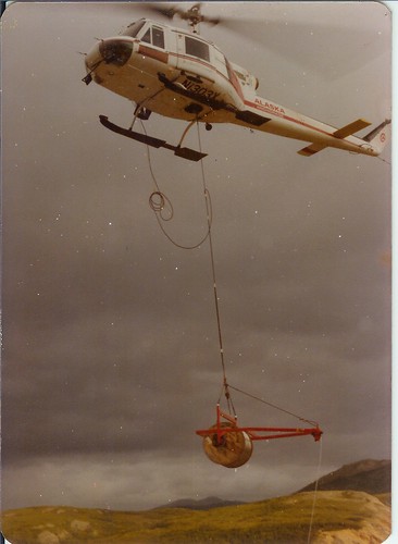 Helicopter Cable Spooler 1984 Denali National Park by jcurtis4082