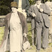 Hand tinted photgraph of family outing