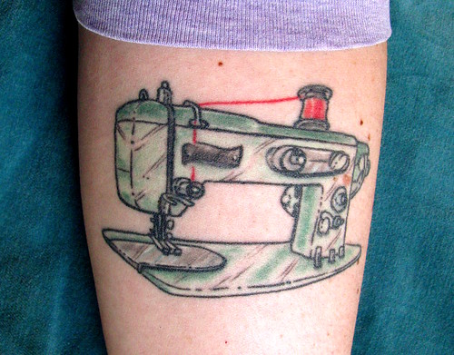 my sewing machine tattoo