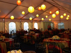 Decorated Frame Tent