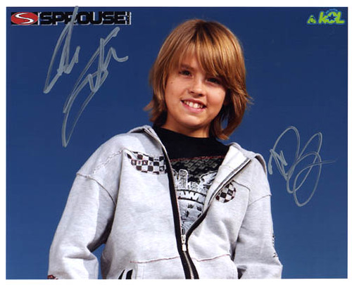 Cole Dylan Sprouse Signed Photo