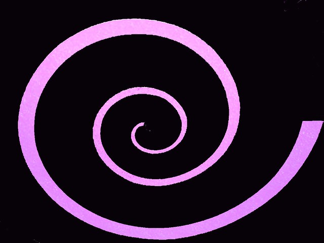 Pink spiral