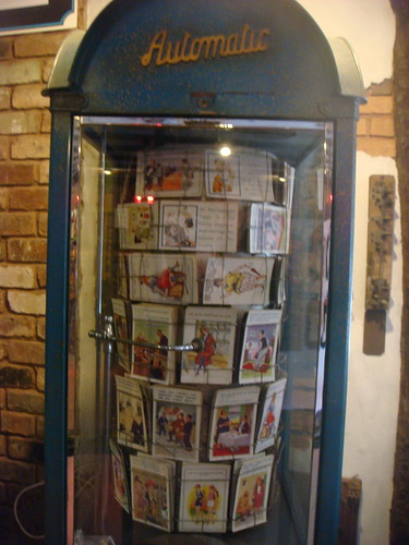 automatic postcard vendor