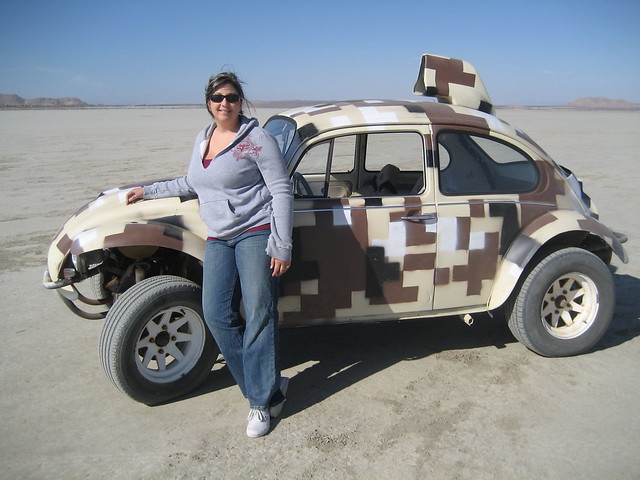 Heather and the Baja Bug by Heather n Guy