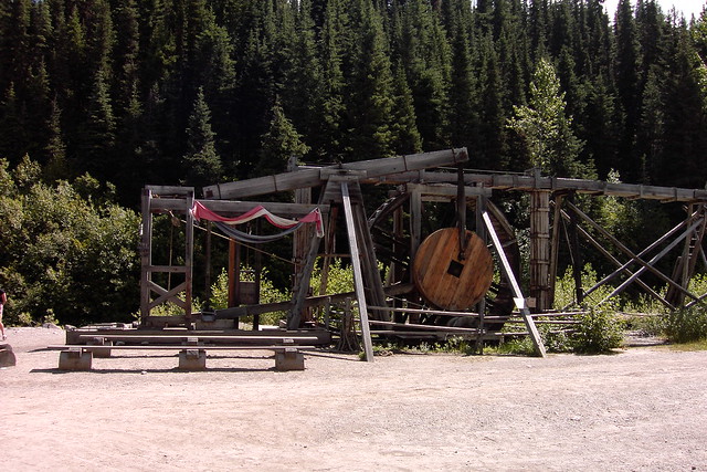 barker0045 Ghost Town Barkerville BC Canada Wet Mine