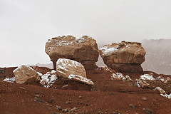 Snow in Capitol Reef - February 2008