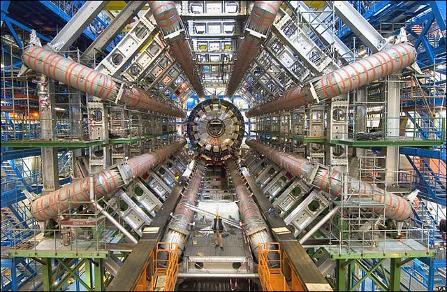 The Large Hadron Collider/ATLAS at CERN, image by Image Editor