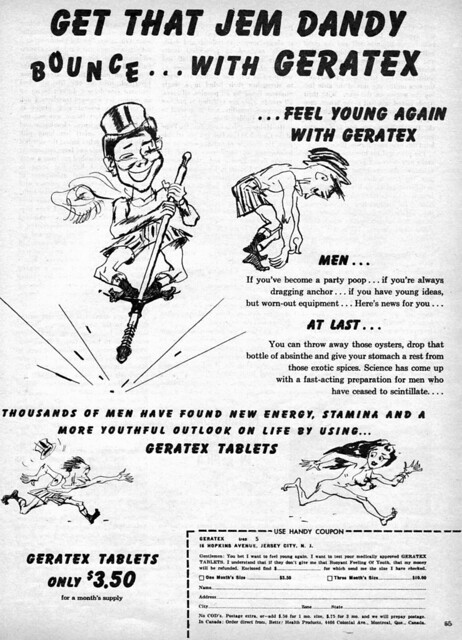 Vintage Ad #530: Get that Jem Dandy Bounce with Geratex!