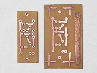 Handmade printed circuit board