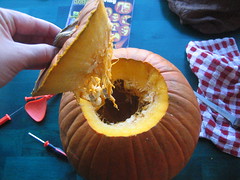 Pumpkin guts