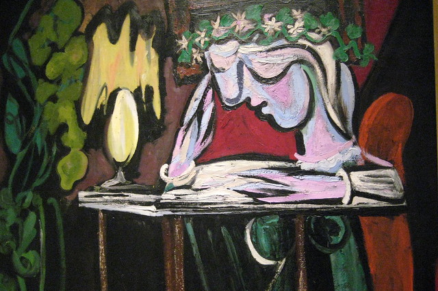 Pablo Picasso's Girl Reading at a Table