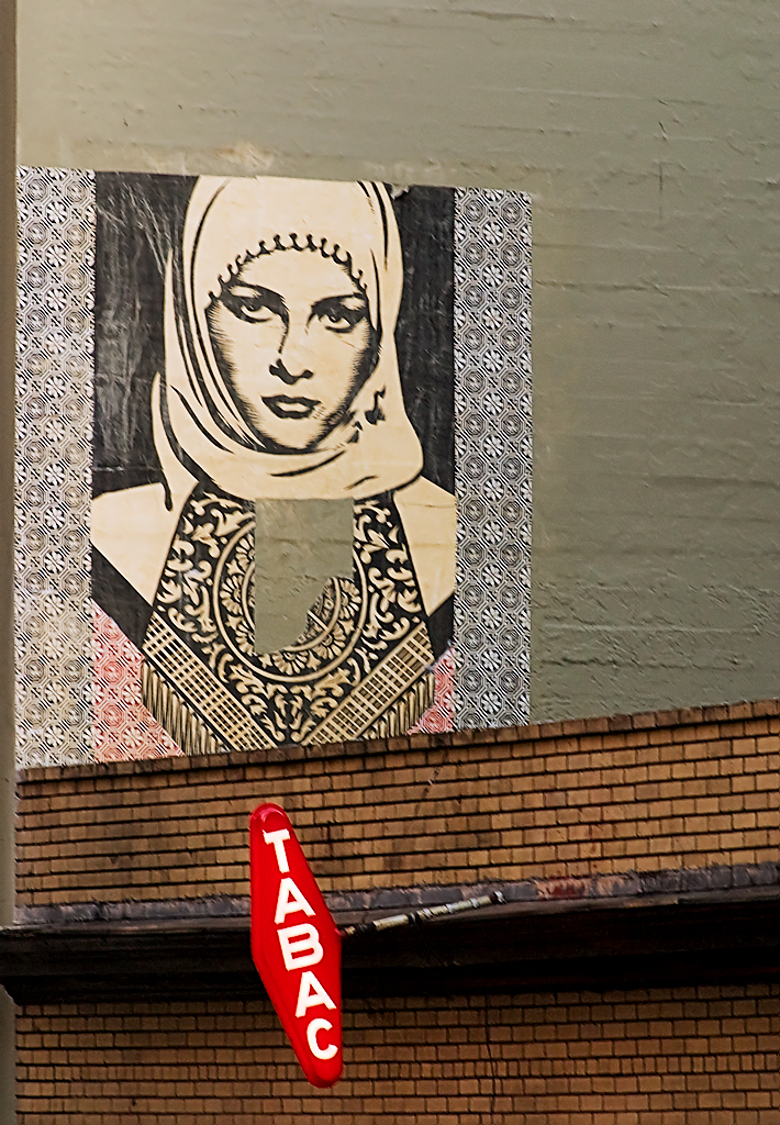 Hijab Mural on Bush St