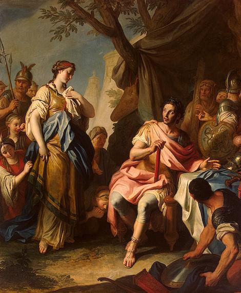 Alexander the Great and Roxane,   1756,  Rotari, Pietro