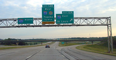 I-70, KC to S Topeka (July 2007)