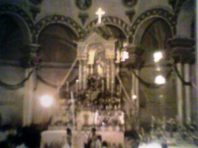 Pre-War Manila Cathedral Altar. Holy Rosary Minor Seminary, Naga,