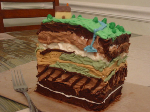 "Geology" Cake