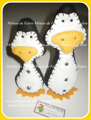 Pingus.... by ♥ Mimos de Feltro by Angela Mary® ♥
