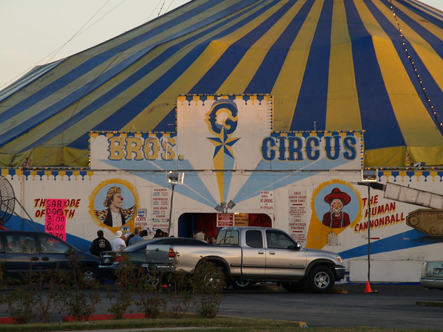 Pasadena Texas Circo Garcia Circus Jan 18 2008 A Circus Tent P1207691 