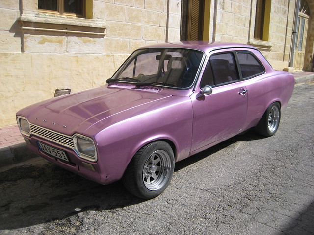 An old Ford Escort