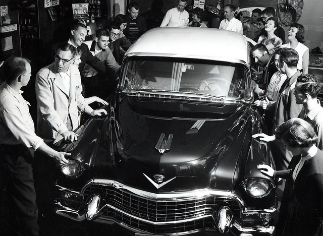 MD Helser's Cadillac1955 Title MD Helser's Cadillac photograph