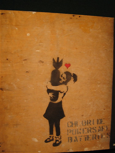 Banksy 'Bomb Love'
