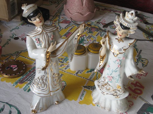 Lefton Asian figurines