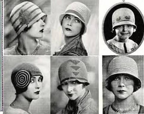Hats  Hair on Cloche Hat Images The Costume History Image In Our Minds Of A Woman Of