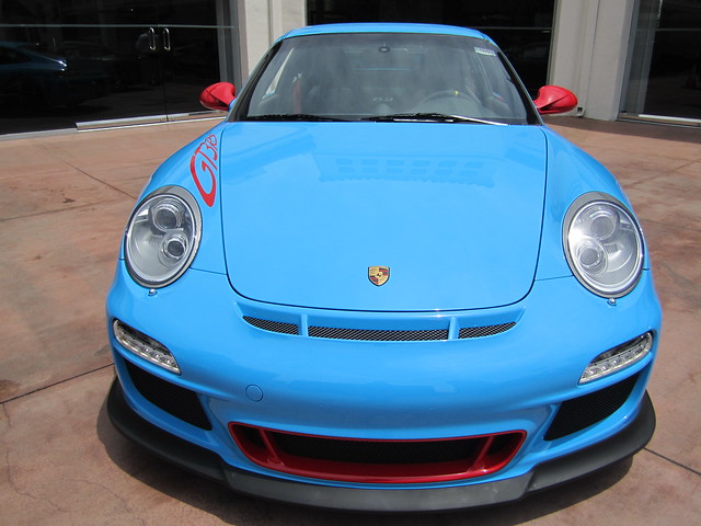 Riviera Blue Porsche GT3 RS in Los Angeles