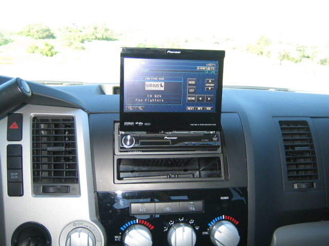 Aftermarket radio touch screen