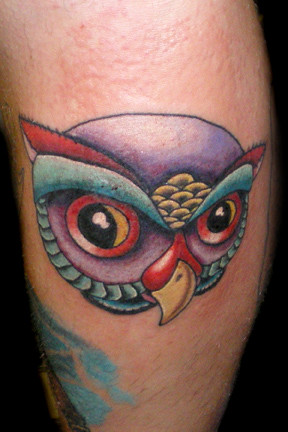 Alli MacGregor Owl Tattoo visit wwwallimacgregorcom for more
