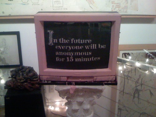 In the future everyone will be anonymous for 15 minutes.