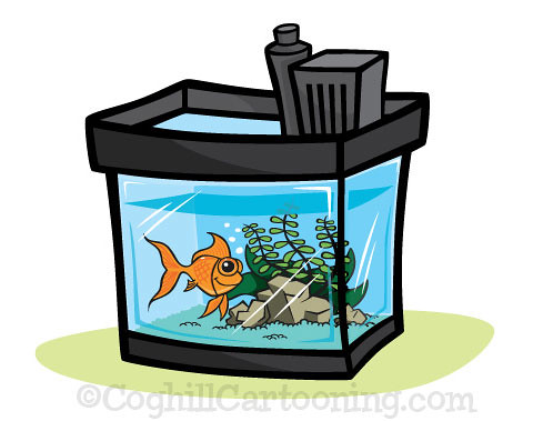 cartoon fish tank