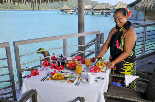 Breakfast on your bungalow InterContinental Bora Bora Resort & Thalasso Spa