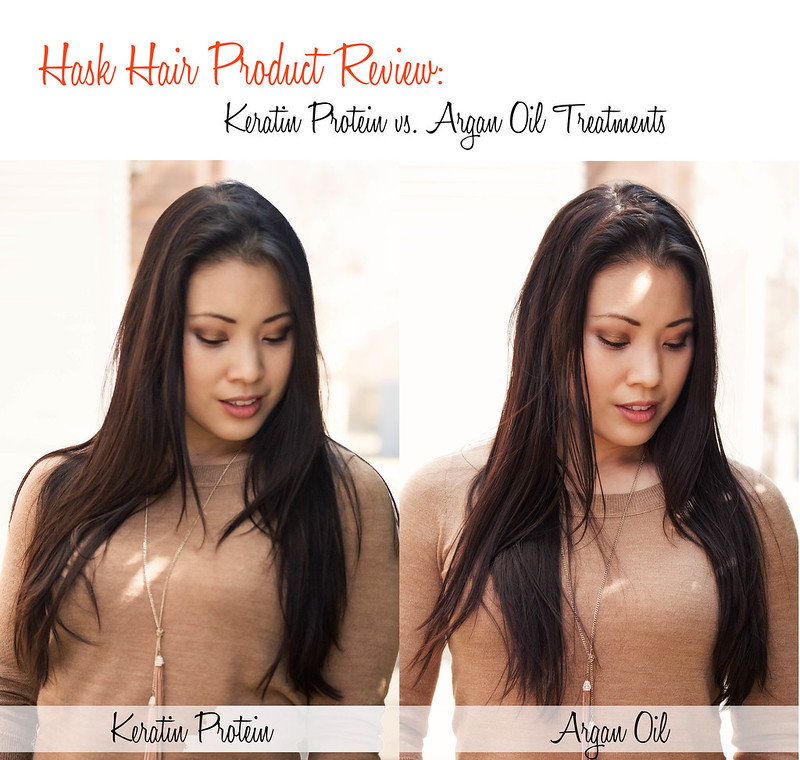 Hair Product review: keratin protein vs argan oil hair treatment