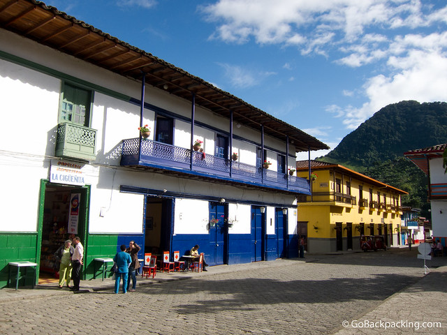 The colorful pueblo of Jardin