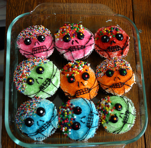 sugar skull cupcakes Flickr Photo Sharing