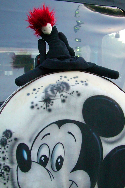 Mickey mouse jeep tire cover #2