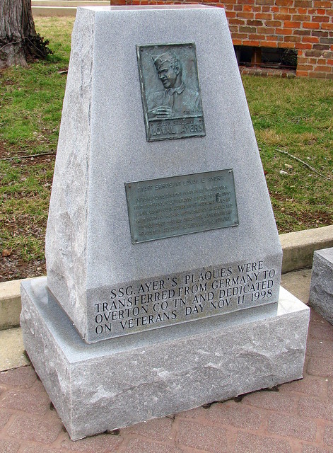 Loval E Ayers monument
