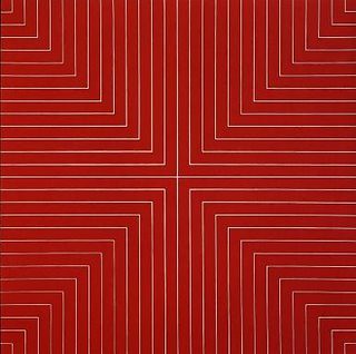 COLOR CHART: Frank Stella, "Delaware Crossing" (red) 1961 by kelly a. murphy
