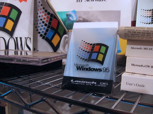 Windows 95 launch memorabilia