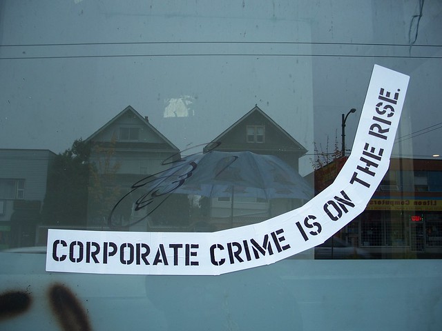 corporate crime is on the rise