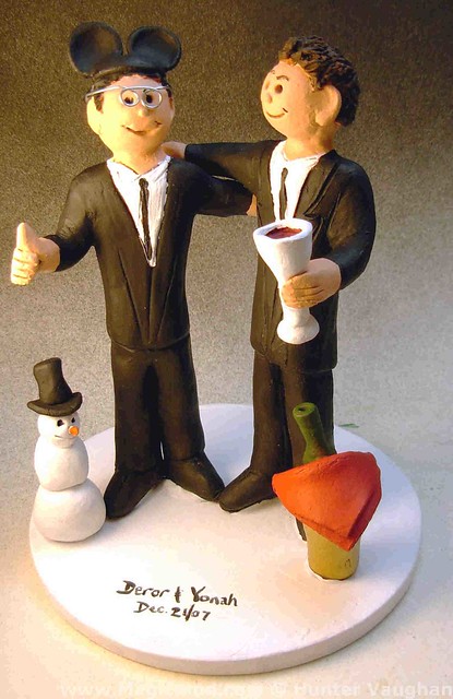 Gay Guy's Wedding Cake Topper Gay Guy's Wedding Cake Topper