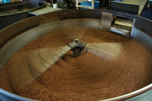 Coffee Roaster, stirring coffee like a helicopter, Los Angeles, California, USA by Wonderlane