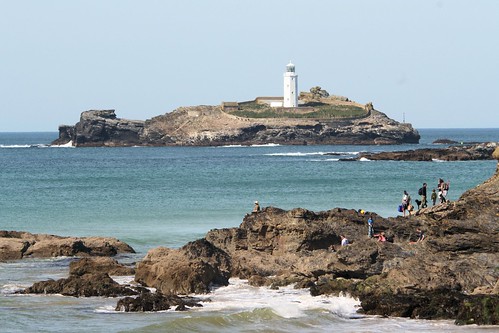 Godrevy Lighthouse, Cornwall by Stocker Images