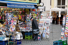Newspaper and magazine stand Rome