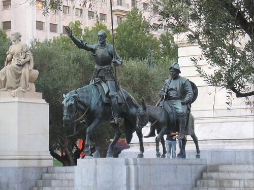 Madrid: Don Quijote et Sancho Panza