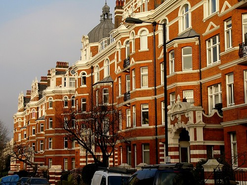 Mansion blocks West London