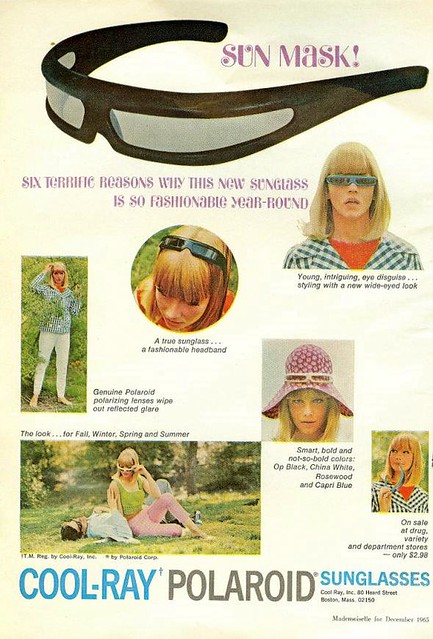 1960s sunglasses advert