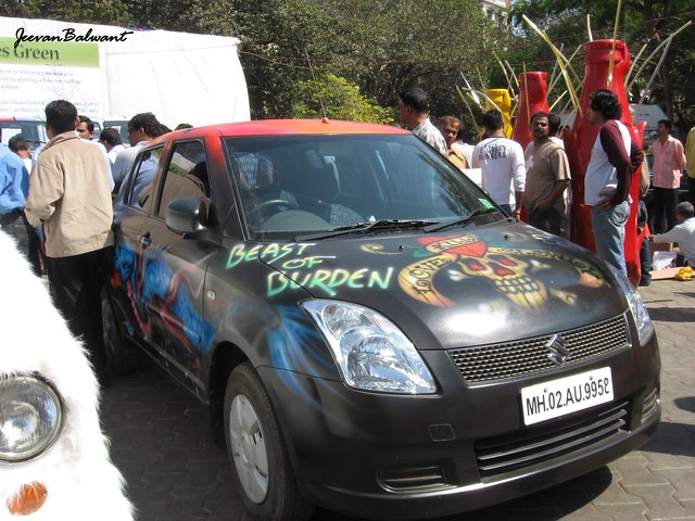 Modified Maruti Swift A Maruti Swift at the Kalaghoda Festival in Mumbai