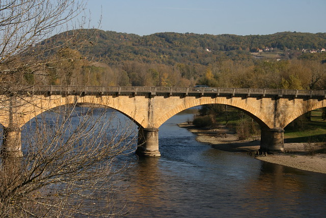 Le pont sur la Dordogne
